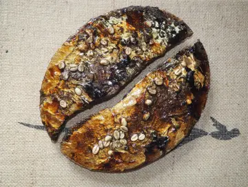 Kaffeekunst Keilrahmen – Kaffeesack & Kaffee, Mixed Media