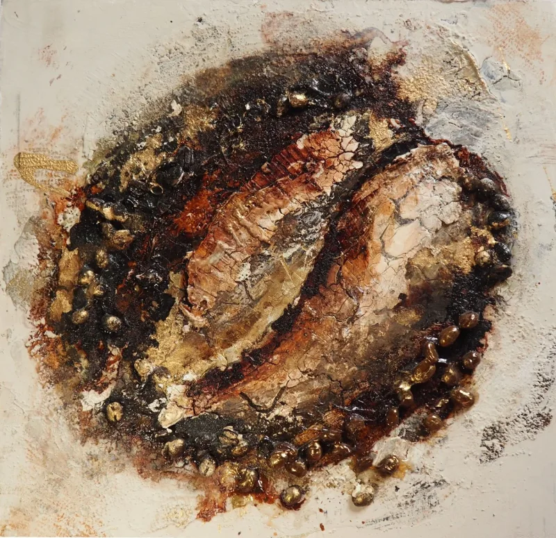 Kaffeekunst Wabenkarton – Goldbrauner Duft