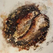 Kaffeekunst Wabenkarton – Goldbrauner Duft