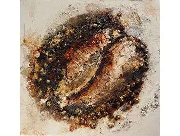 Kaffeekunst Wabenkarton – Goldbrauner Duft