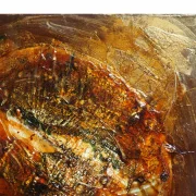 Kaffeekunst Wabenkarton – Goldbrauner Duft