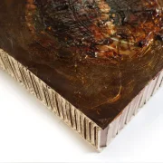 Kaffeekunst Wabenkarton – Goldbrauner Duft