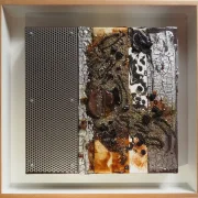 Kaffeekunst Massivholzrahmen – Siebträger-Design Weiß