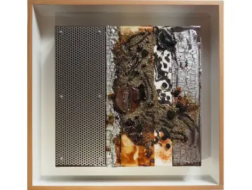 Kaffeekunst Massivholzrahmen – Siebträger-Design Weiß