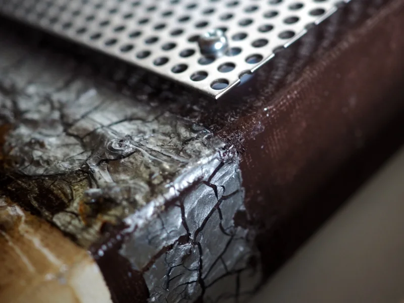 Kaffeekunst Massivholzrahmen – Siebträger-Design Weiß