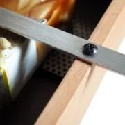 Kaffeekunst Massivholzrahmen – Siebträger-Design Latte