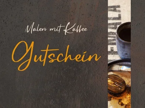 Kreativ Workshop, Malen mit Kaffee