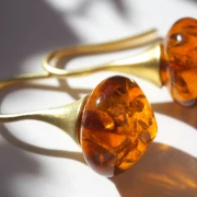 Ohrhänger Bernstein