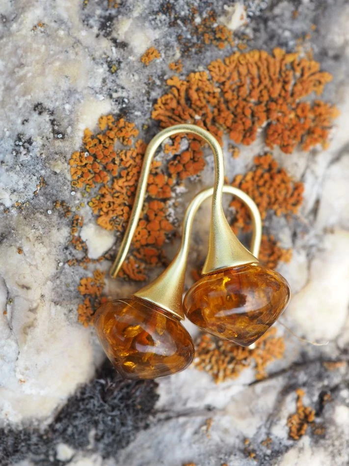 Ohrhänger Bernstein