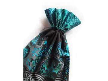 Schatzbeutel Drache keltisch Ornament