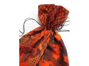 Schatzbeutel Drache rot